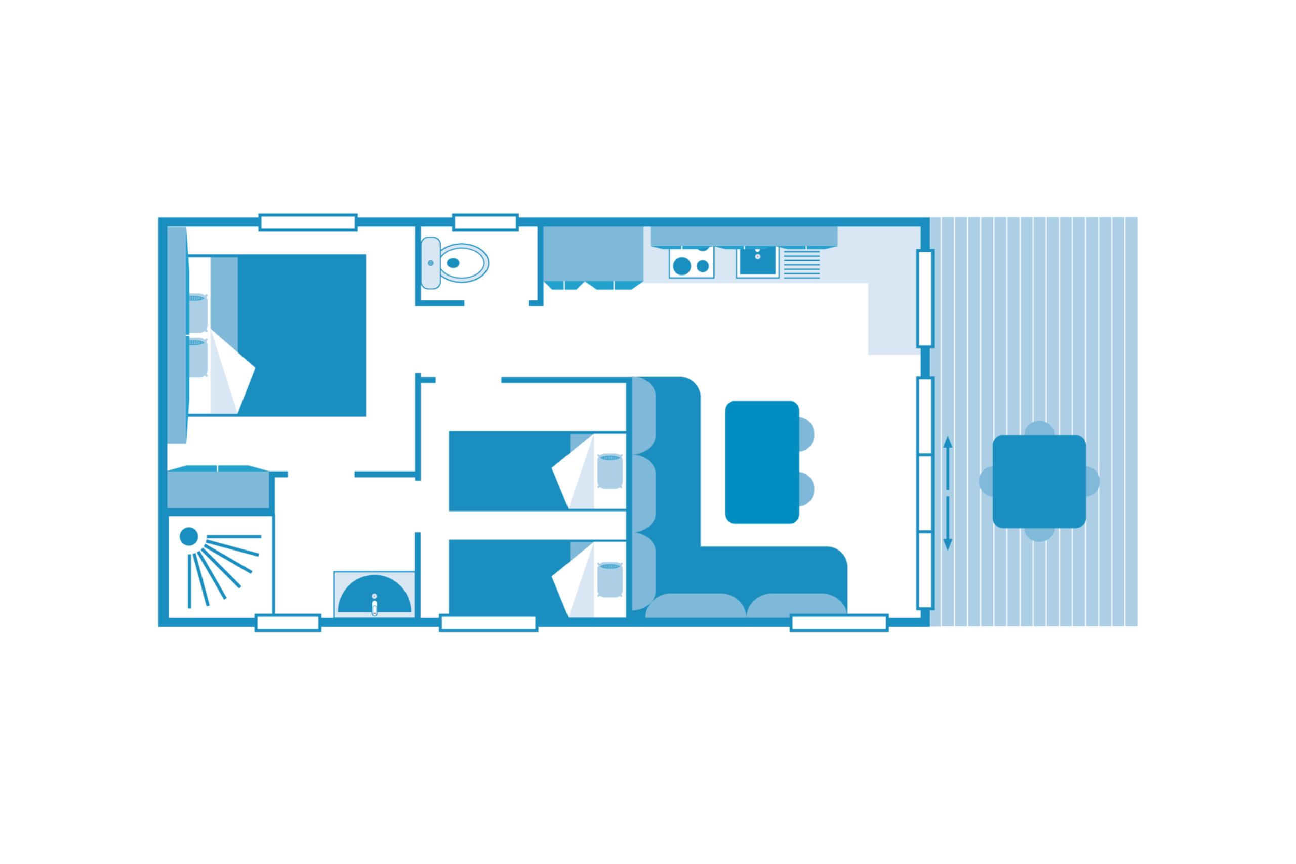 Cottage by the Seine 4p.