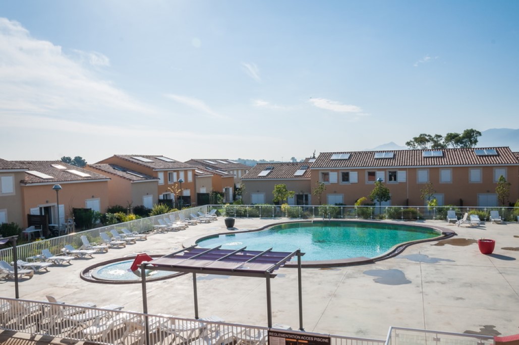 Swimming pool area near Les Demeures Torrellanes 2P4C in France