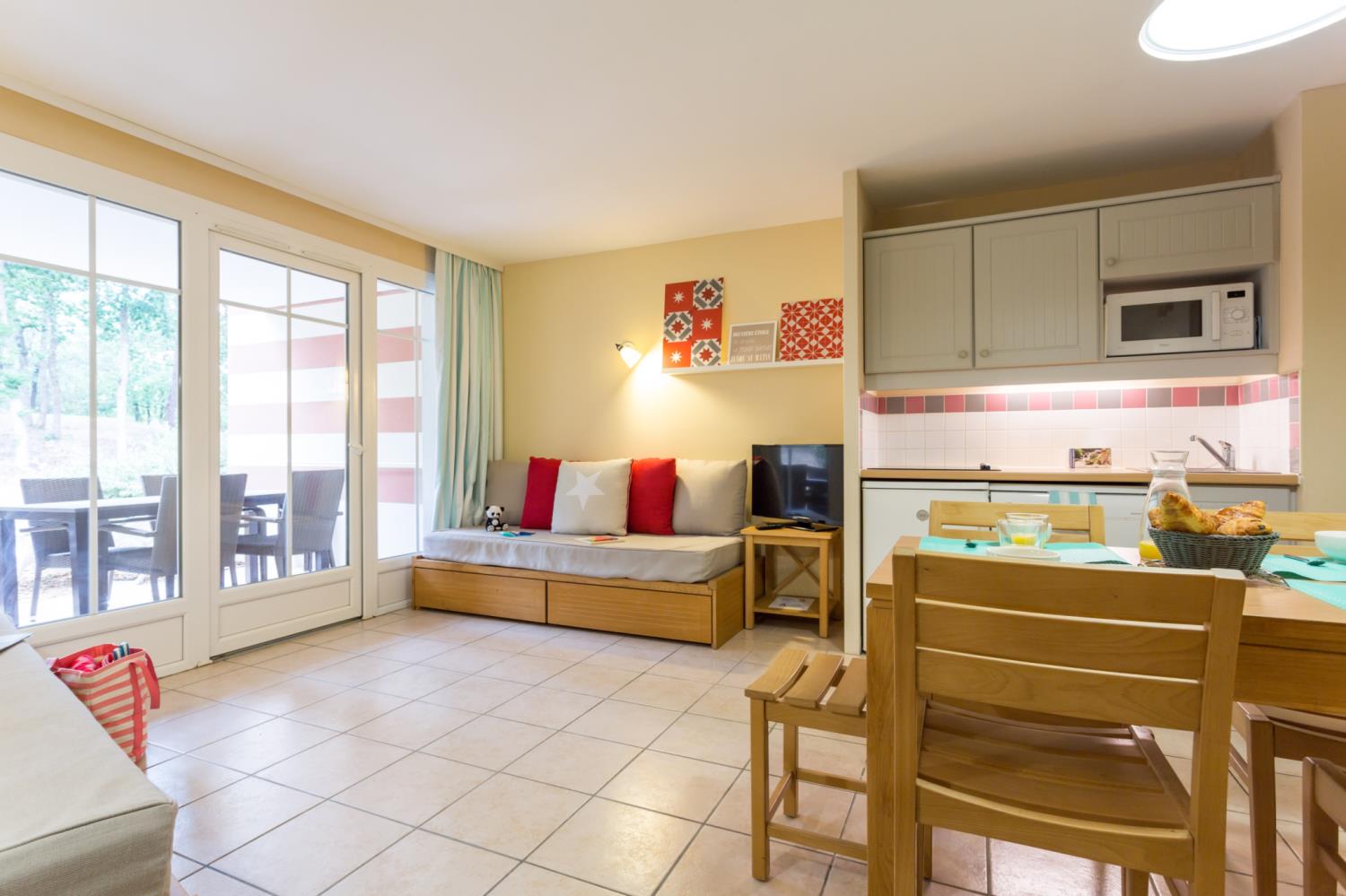 Les Dunes du Medoc 2p5p Vue Piscine