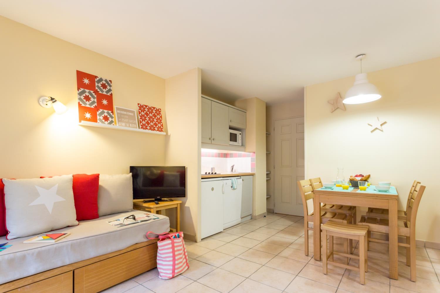 Les Dunes du Medoc 2p5p Vue Piscine