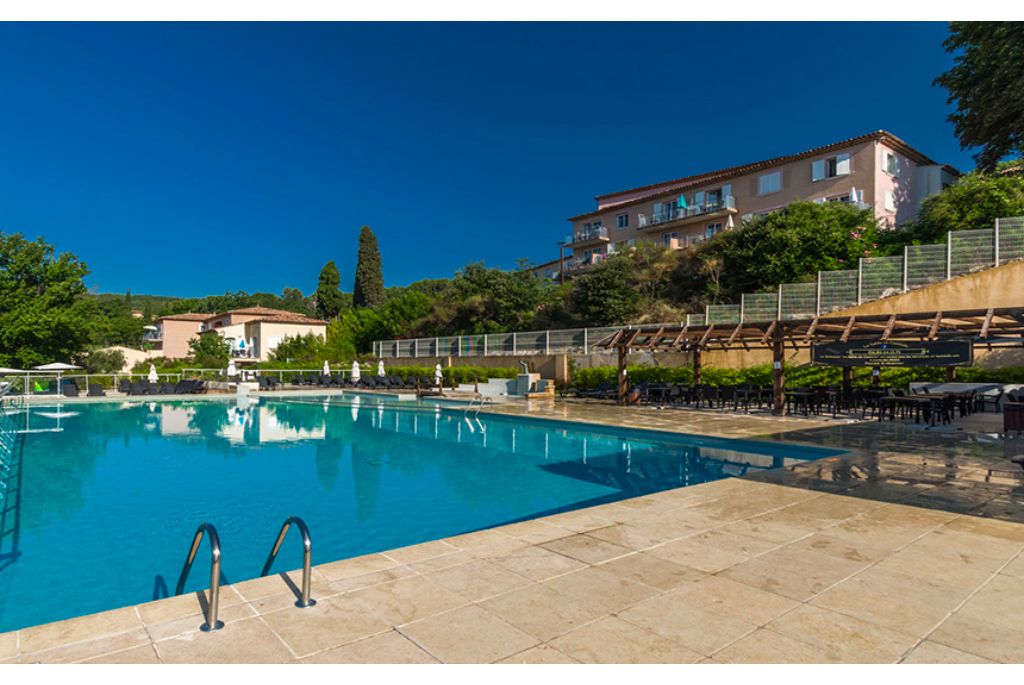 Swimming pool area near Domaine de Camiole ST2B in France