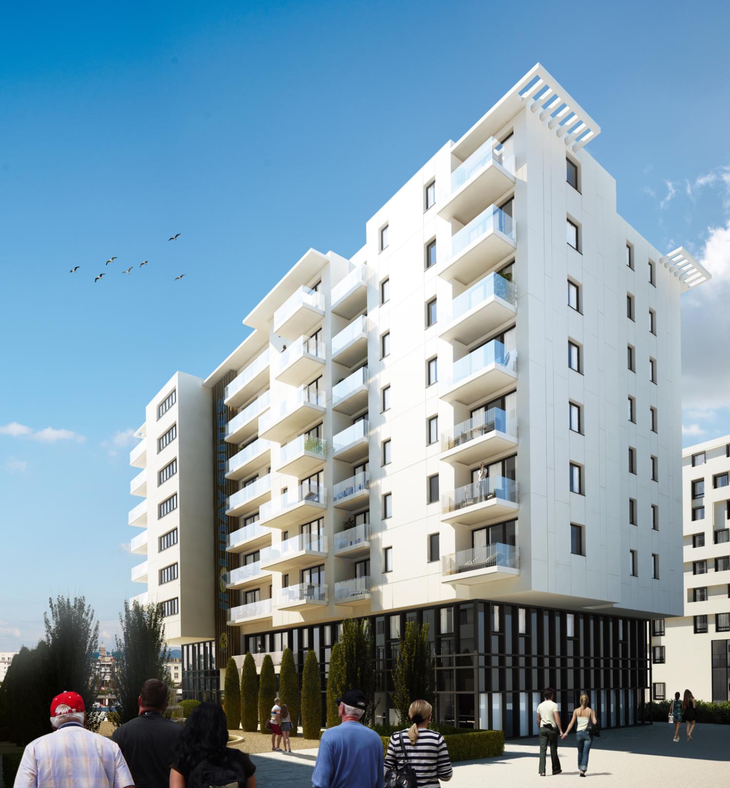 Family suite for 4 people with single beds and balcony