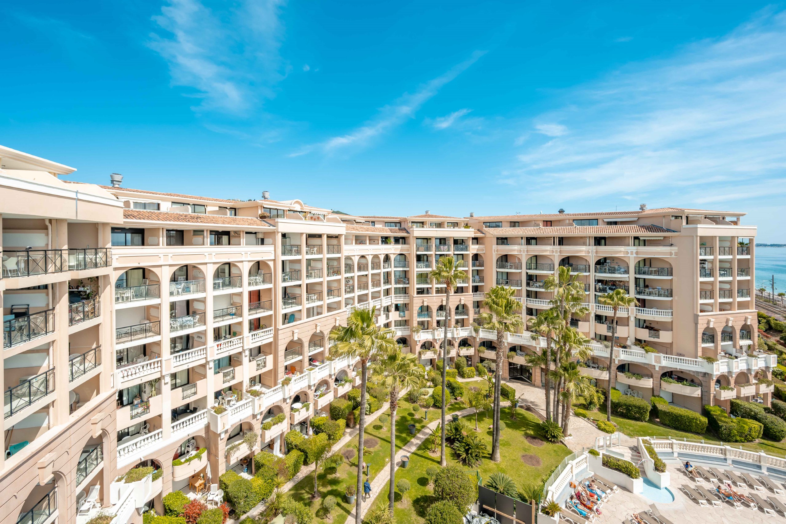 Cannes Verrerie S4p A/C Sea View