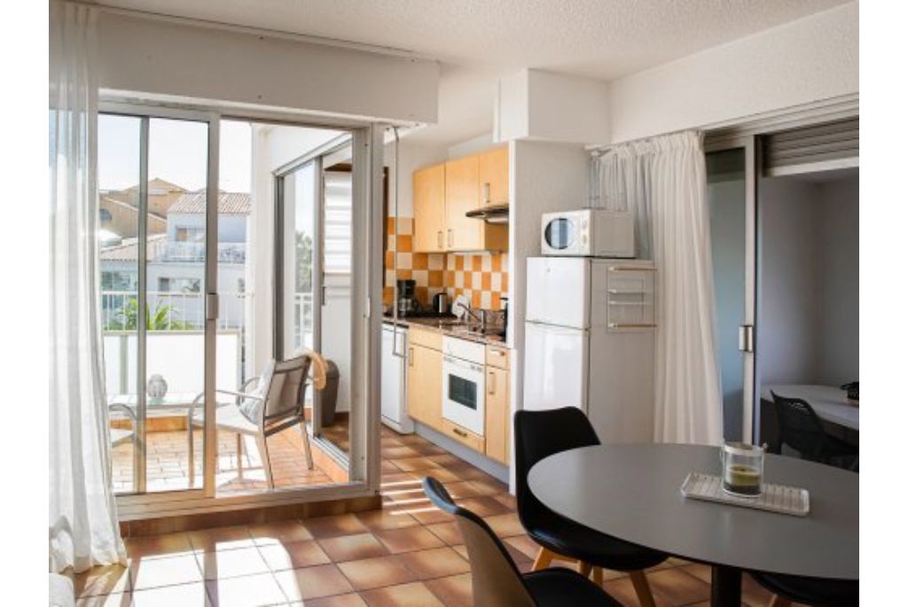 Interior living area at Appartement Les Bulles de Mer 3P6 in France