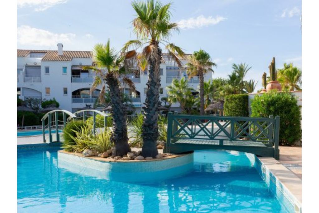 Swimming pool area near Appartement Les Bulles de Mer 3P6 in France
