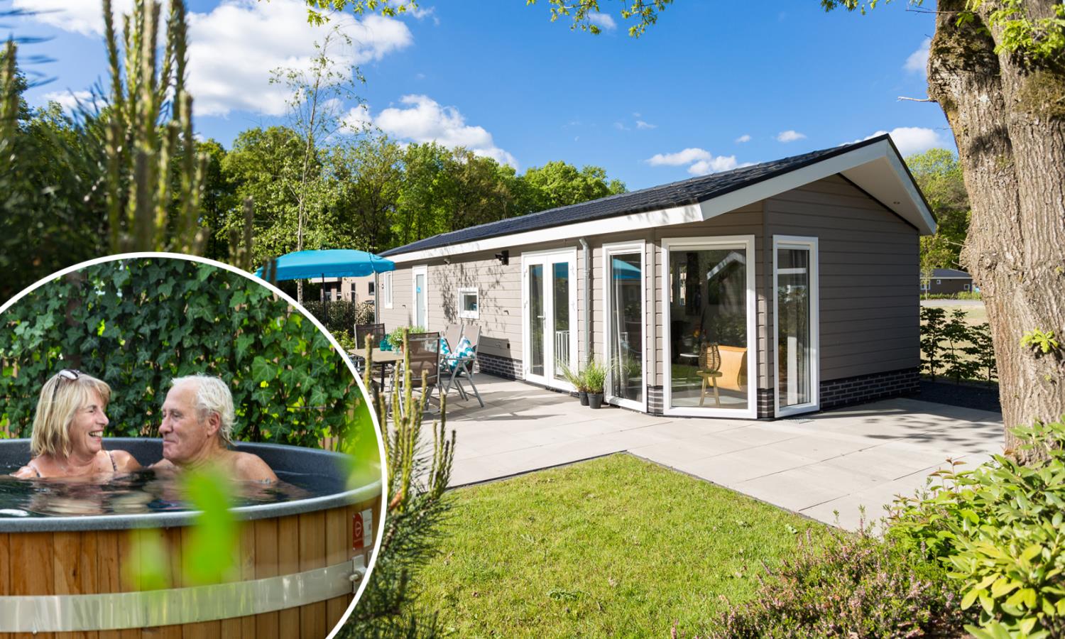 Ferox 5 personen Wellness Hottub