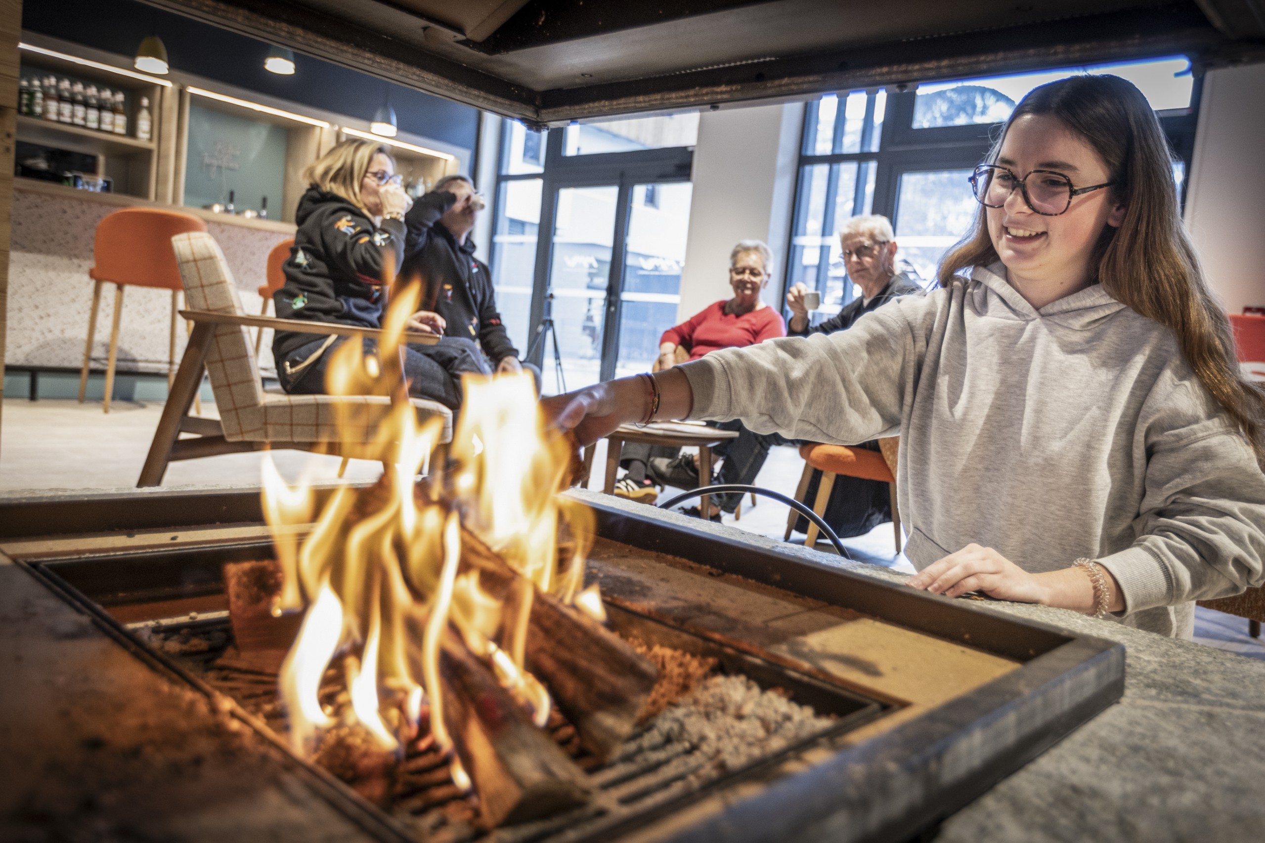 Swimming pool area near Le Serra Neva Double Room in France