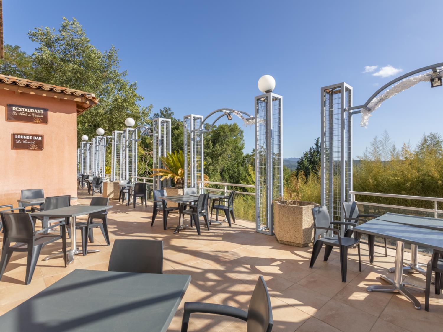 Swimming pool area near Le Domaine de Camiole M48P in France