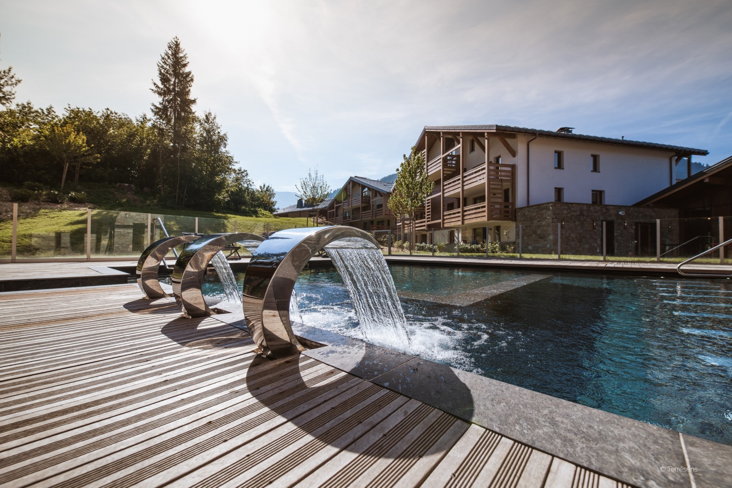 Swimming pool area near TSV L'Eclat des Veriaz 3p9p A39S in France