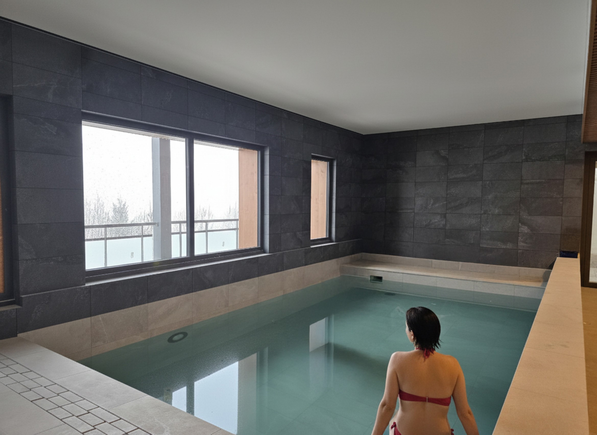 Outdoor terrace and garden at Les Hauts de Vaujany 2P4S in France