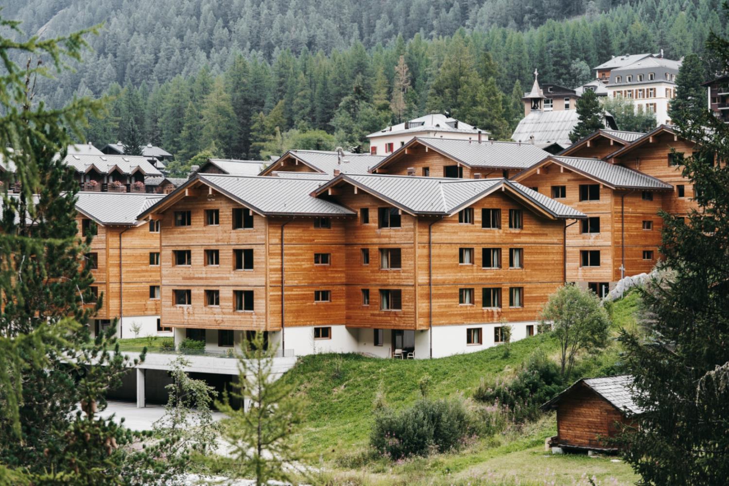 Interior living area at Résidence Premium Zinal S2p in Switzerland
