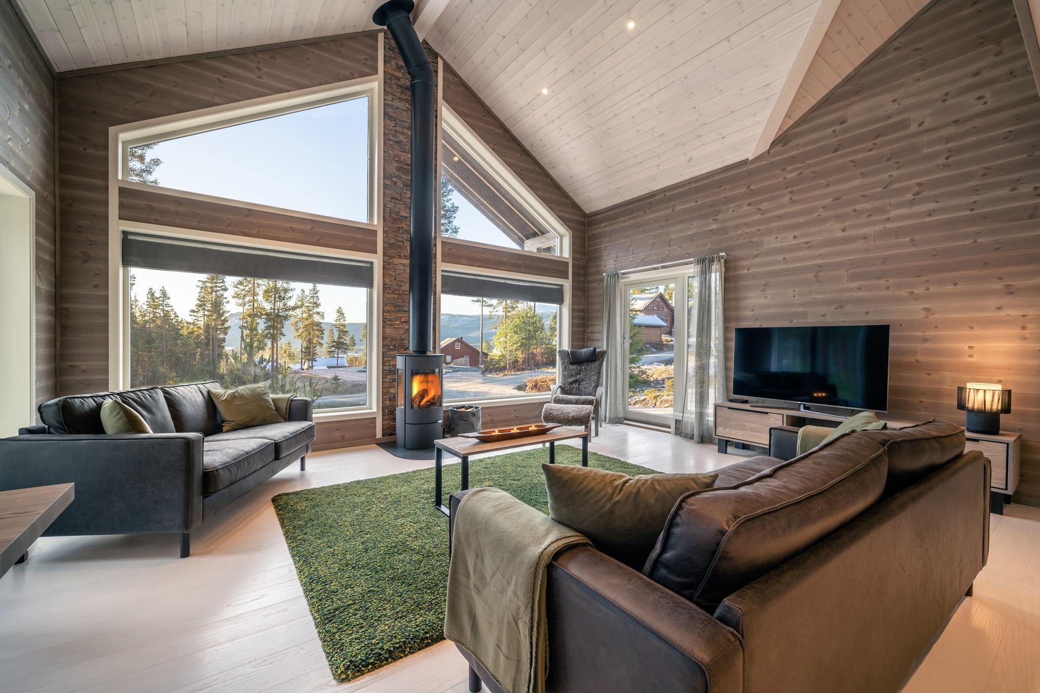 Interior living area at Jörd Hytte 8p in NO