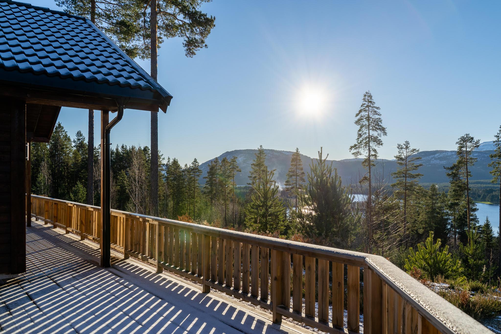 Interior living area at Solstråle Hytte 6p in NO