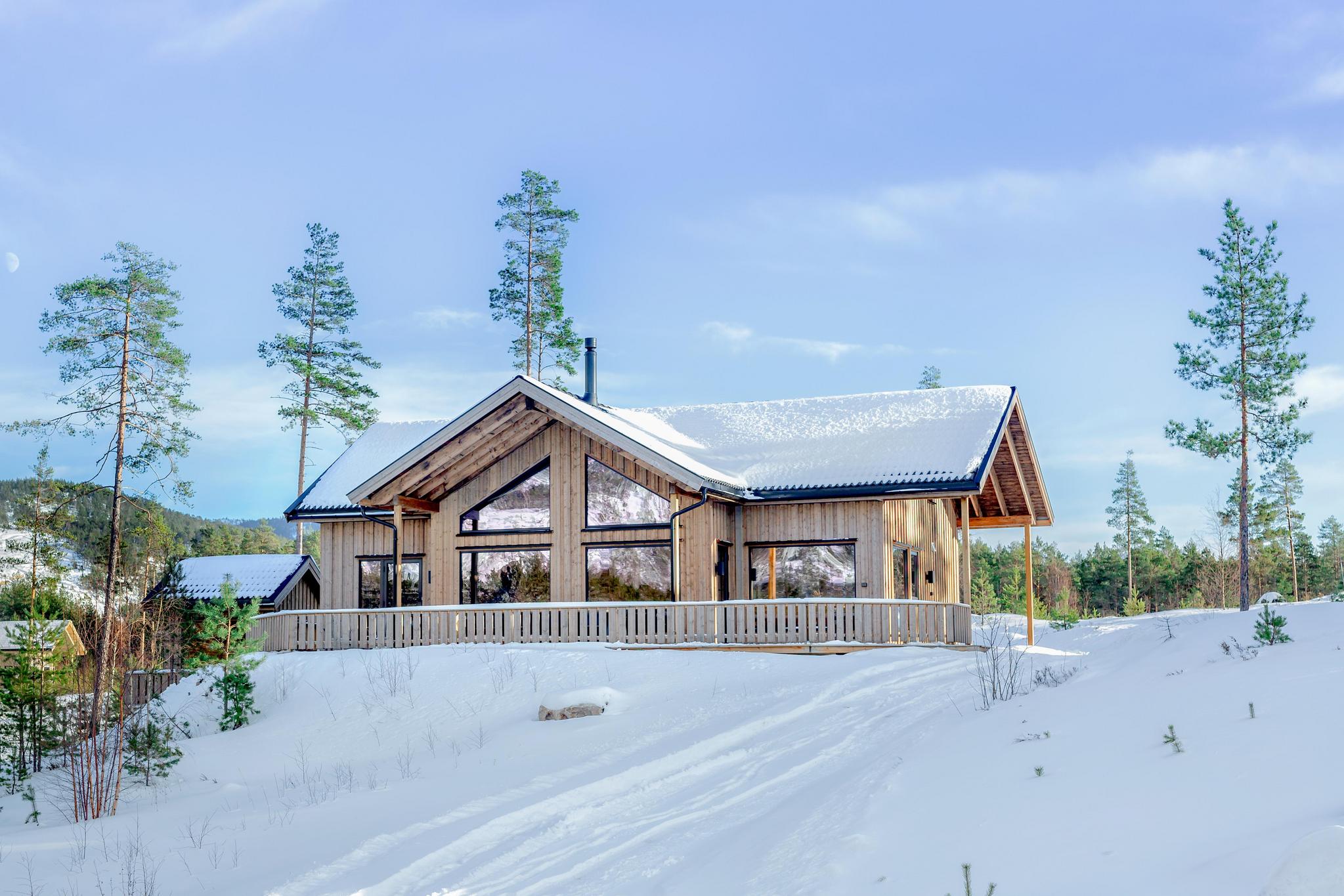 Exterior view of Sigr Hytte 8p in NO