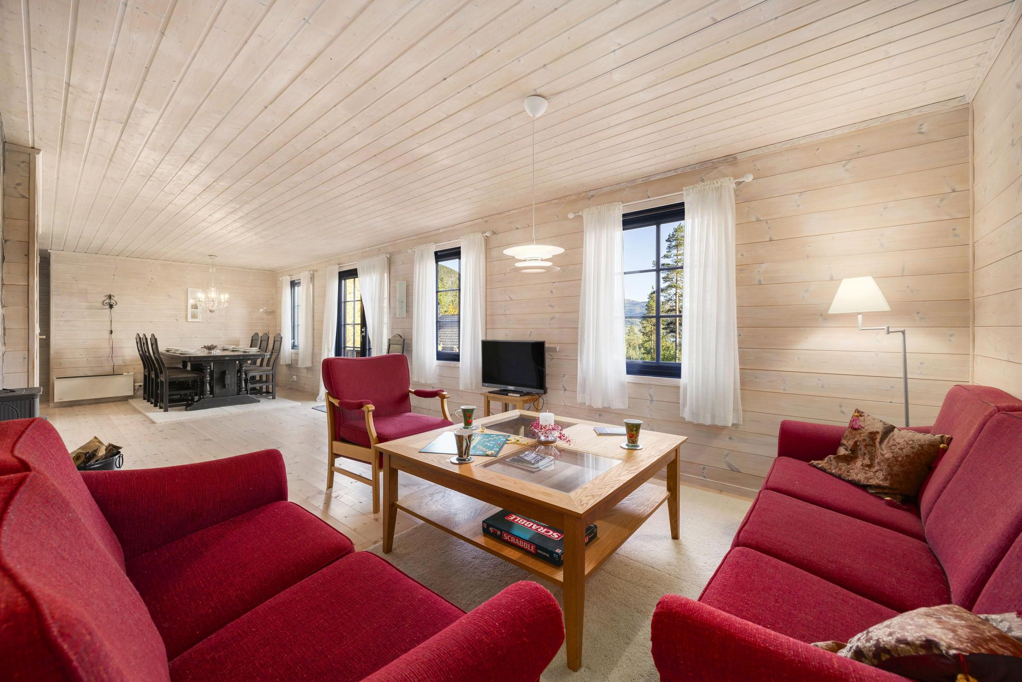 Kitchen facilities at Marit's Hytte 6p in NO