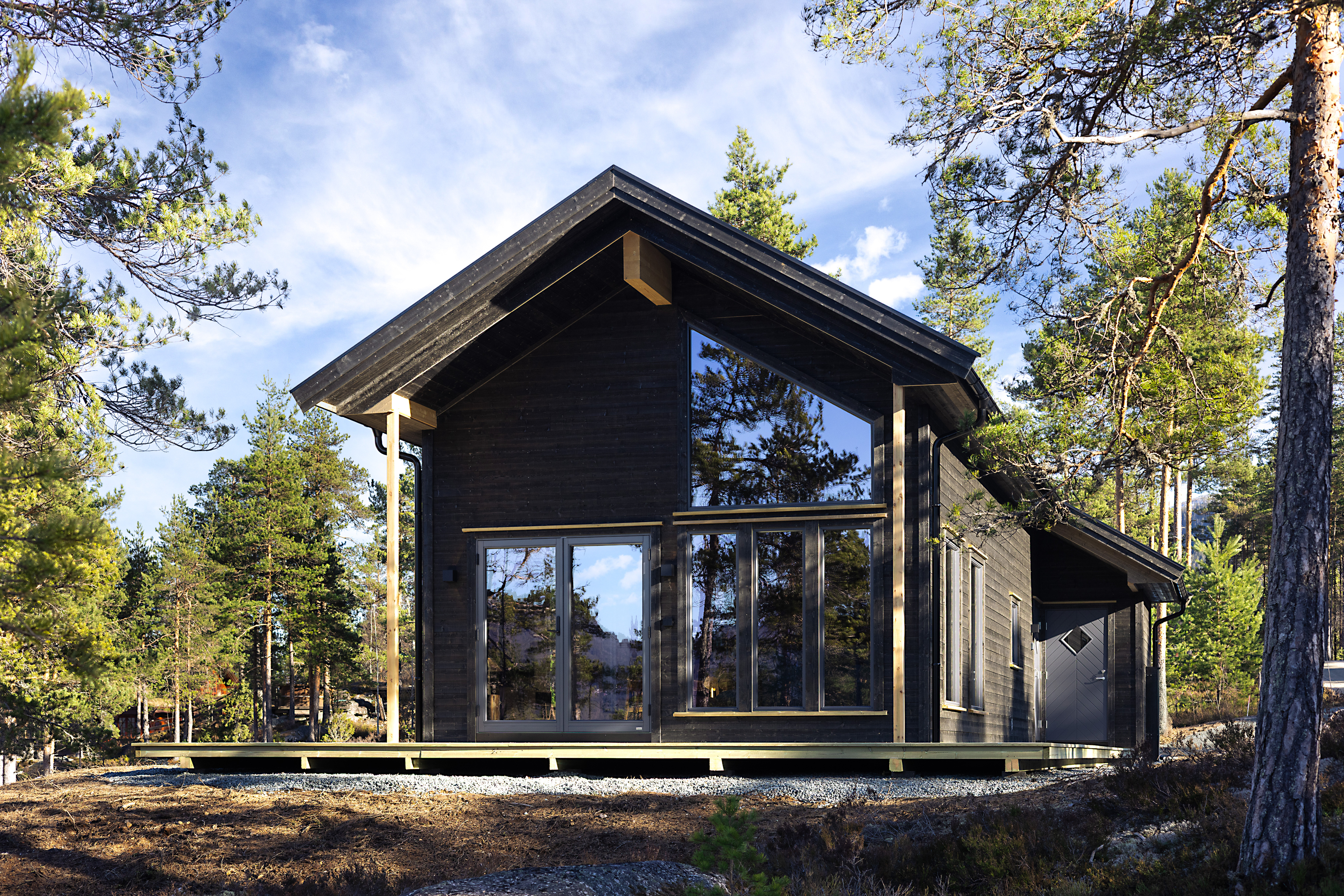 Interior living area at Berre Veit 6p in NO