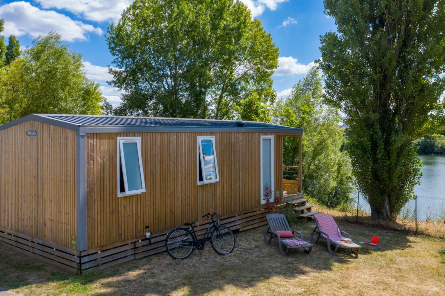 Swimming pool area near Cottage by the Seine 4p**** in France