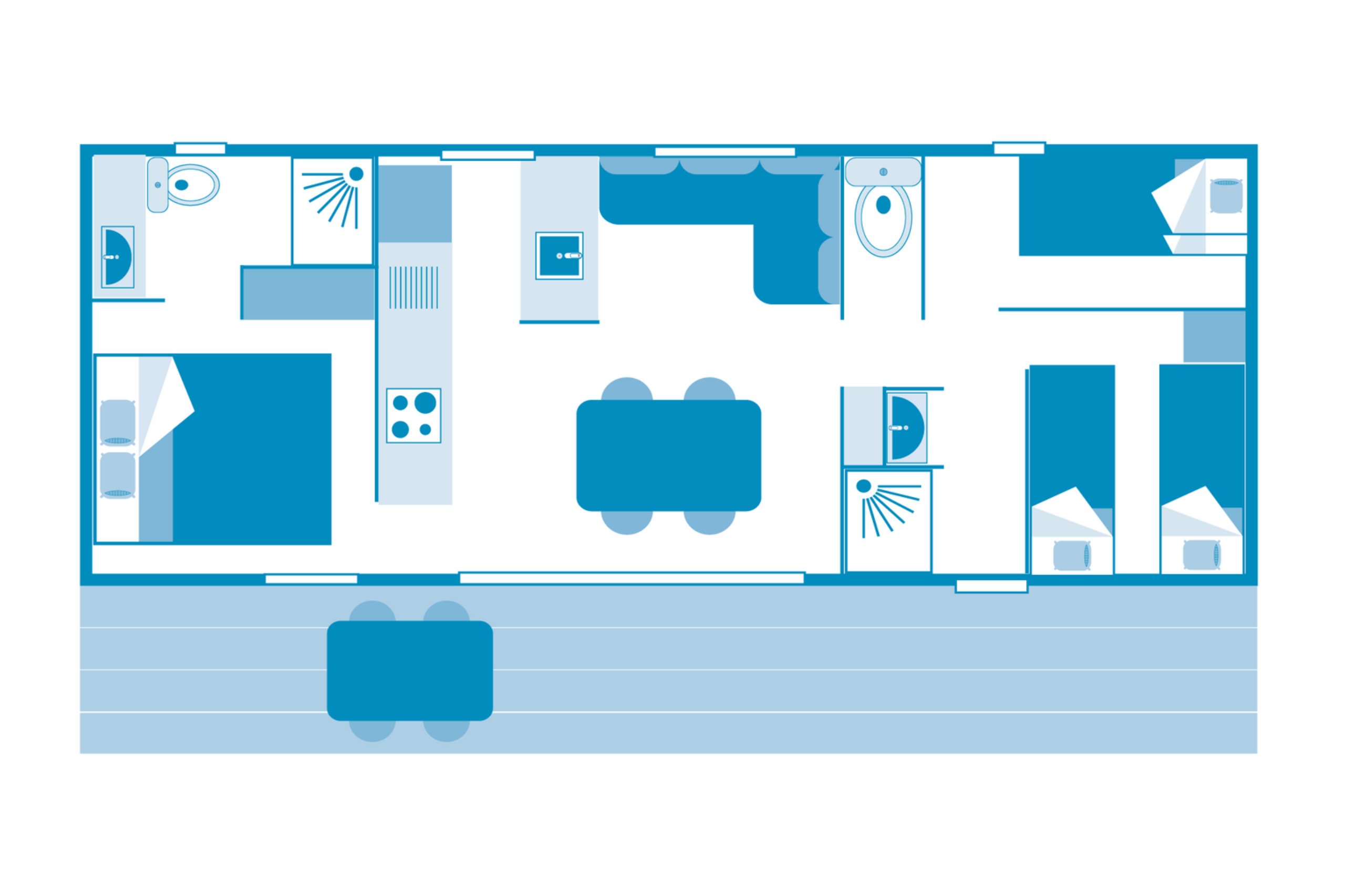 Cottage Lévézou 6p 3Bdrms AirConPremium