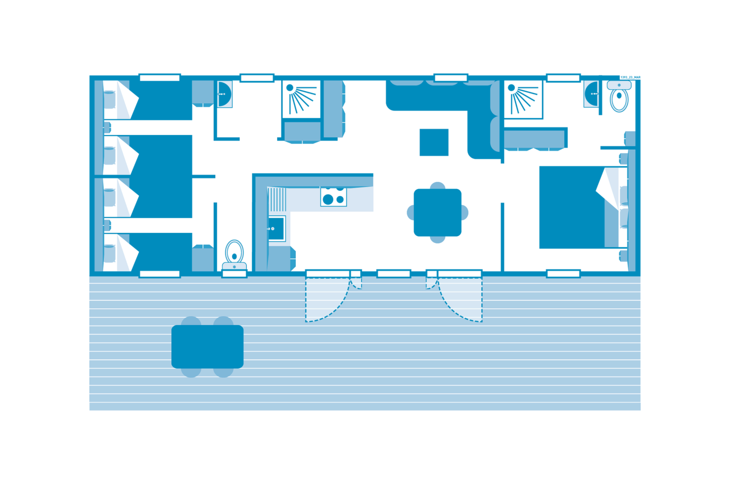 Cottage Cheverny 6p 3Bdrms AirConPremium