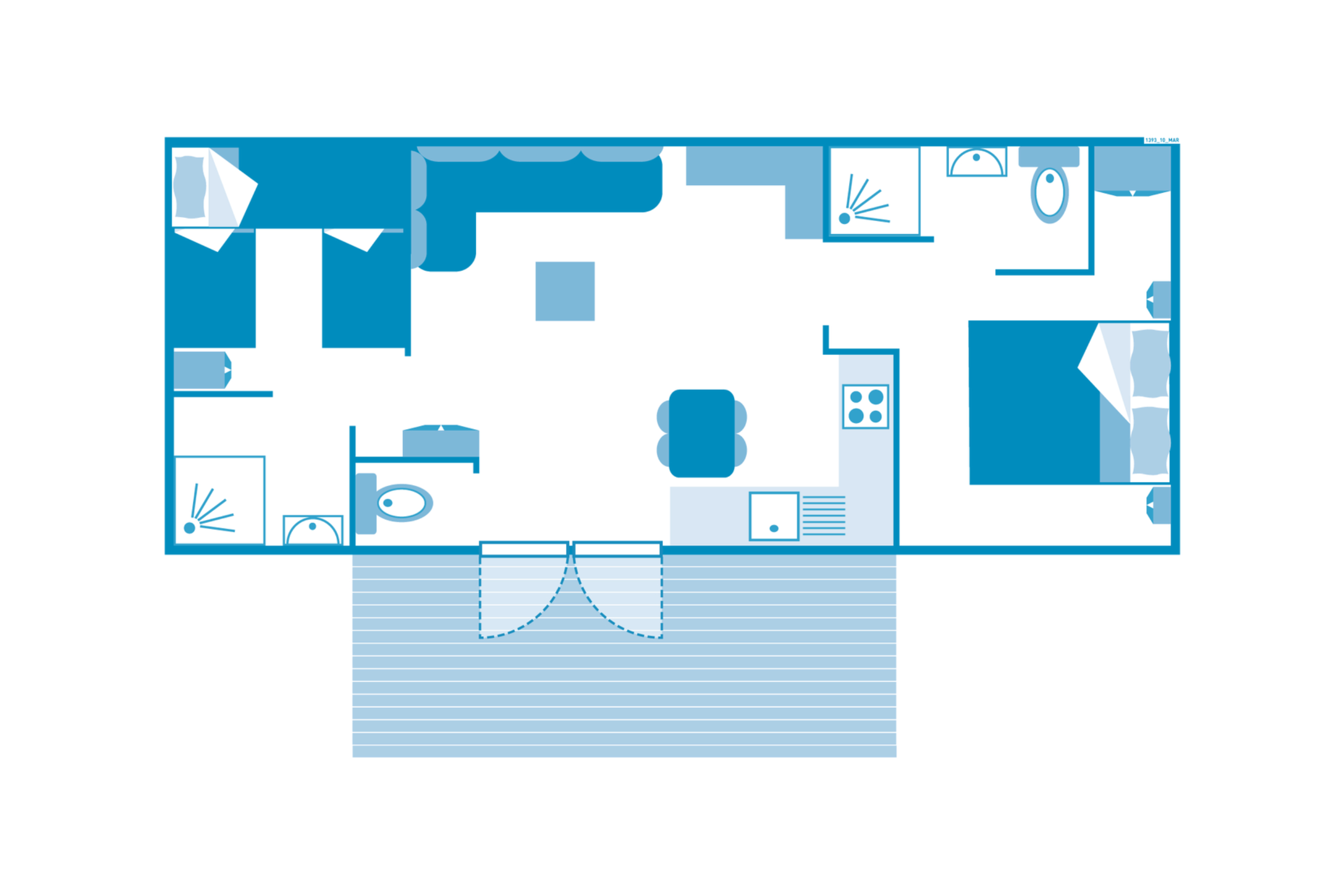 Cottage Newton 5p 2Bdrms AirConPremium