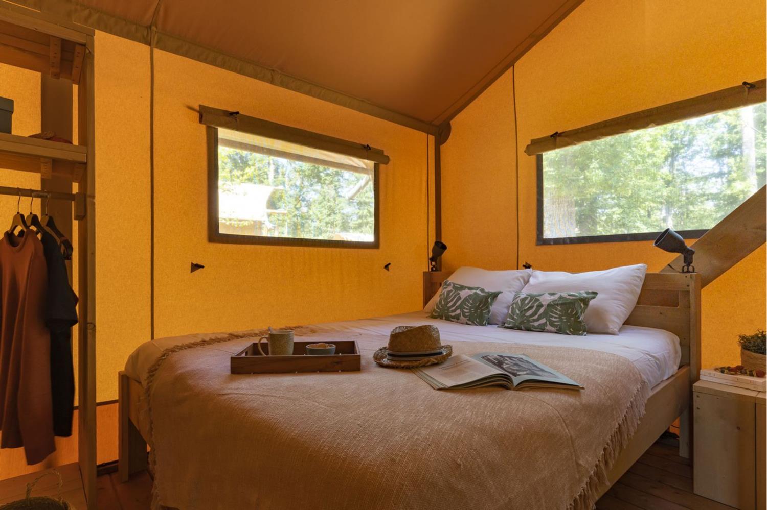 Swimming pool area near Lodge Safari 5p 2Bdrms **** in France