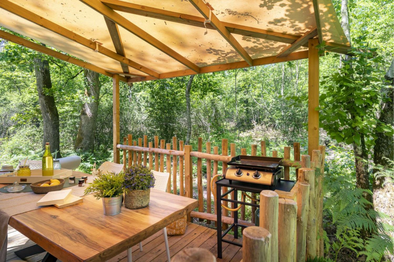 Bedroom accommodation at Cottage Keywest Forest Camp 6p 3Bdrms Ai in France