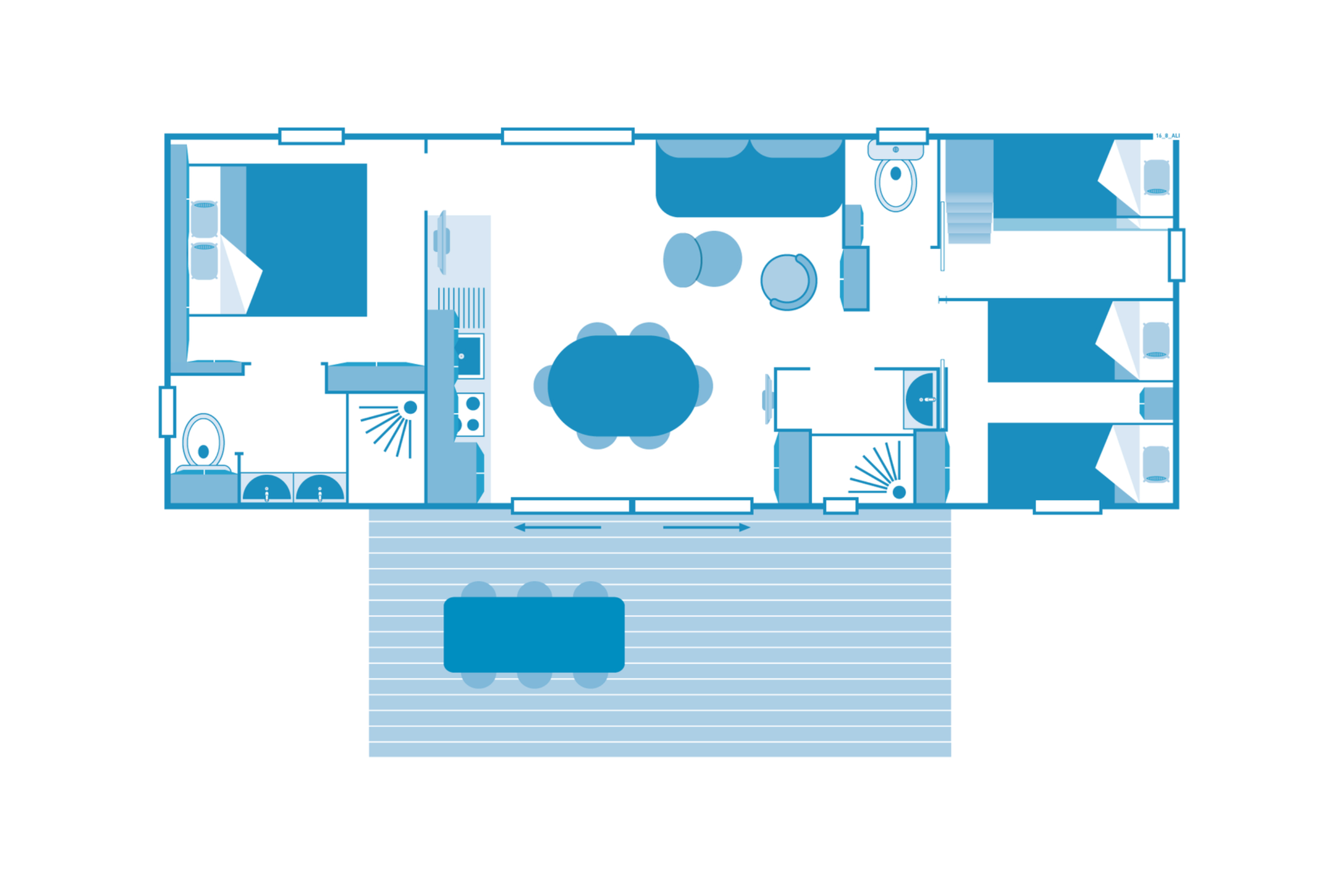 Cottage Keywest Forest Camp 6p 3Bdrms Ai