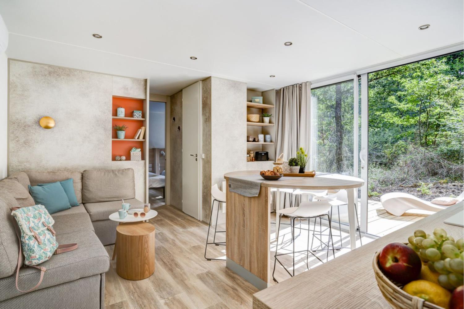 Kitchen facilities at Cottage Keywest Forest Camp 6p 3Bdrms Ai in France