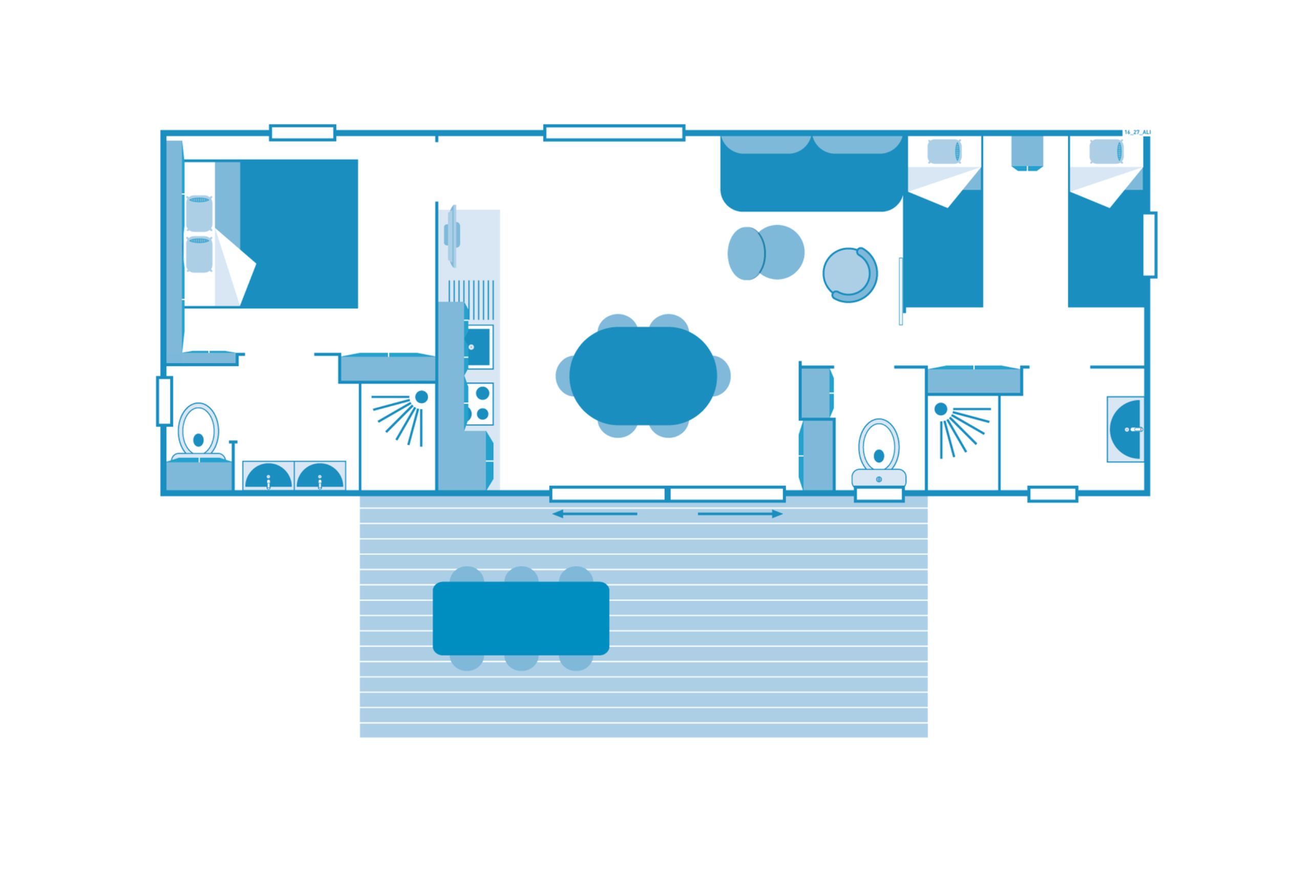 Cottage Keywest Forest Camp 4p 2Bdrms Ai