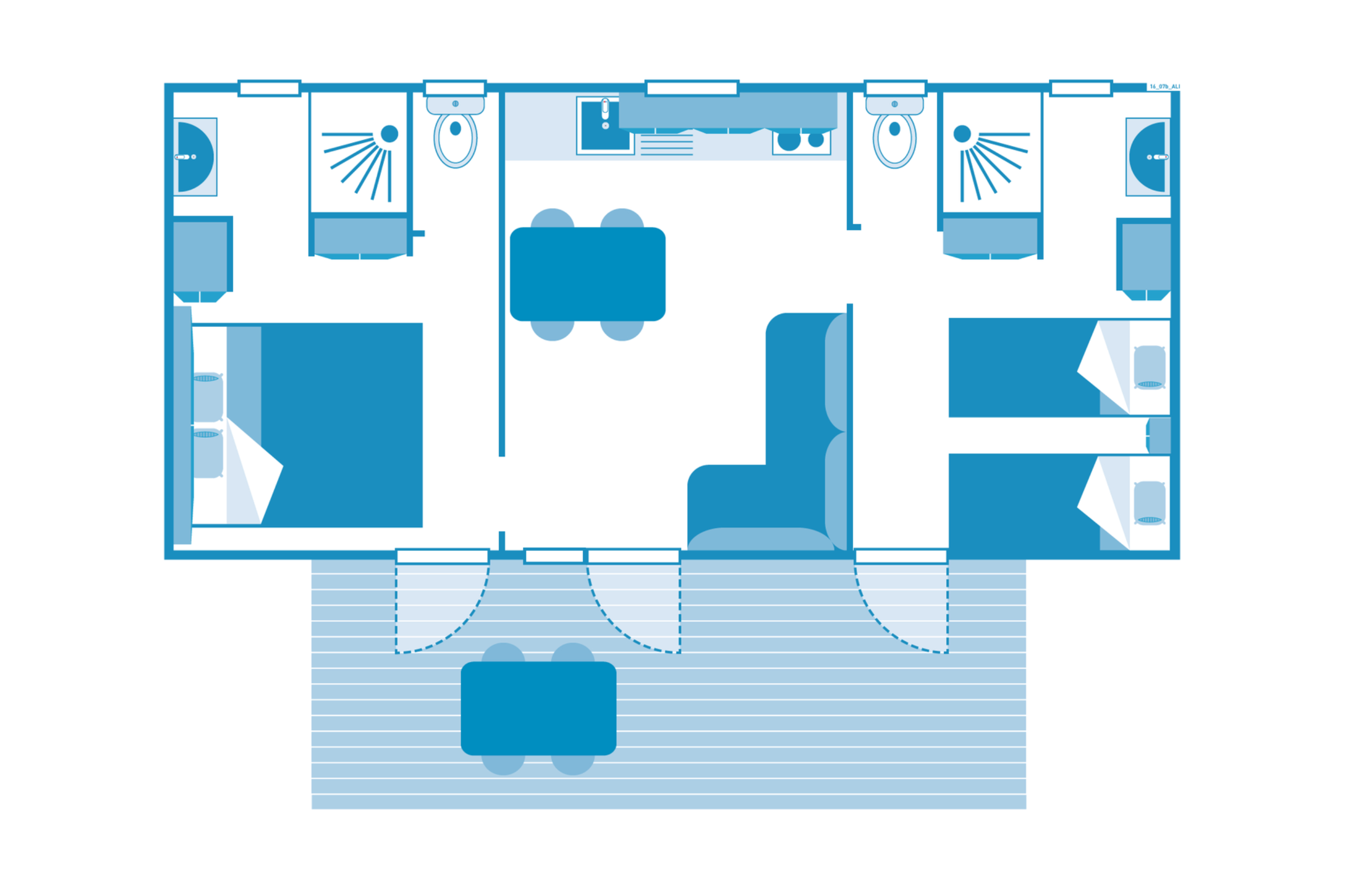 Cottage Sologne 4p 2Bdrms AirCon ****