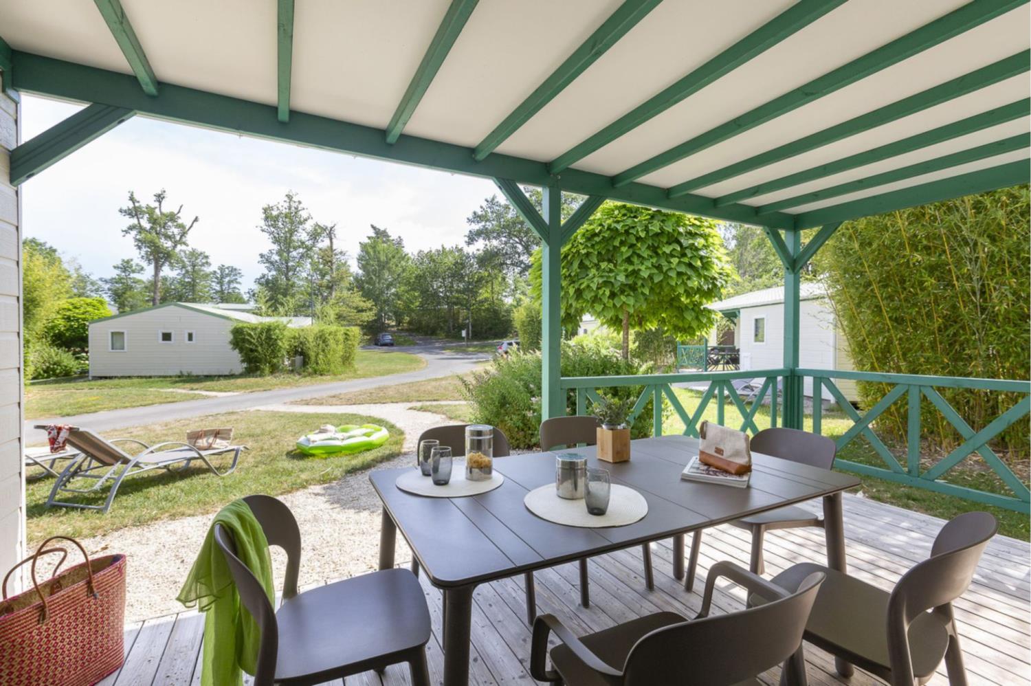 Interior living area at Chalet 6p 3Bdrms AirCon **** in France