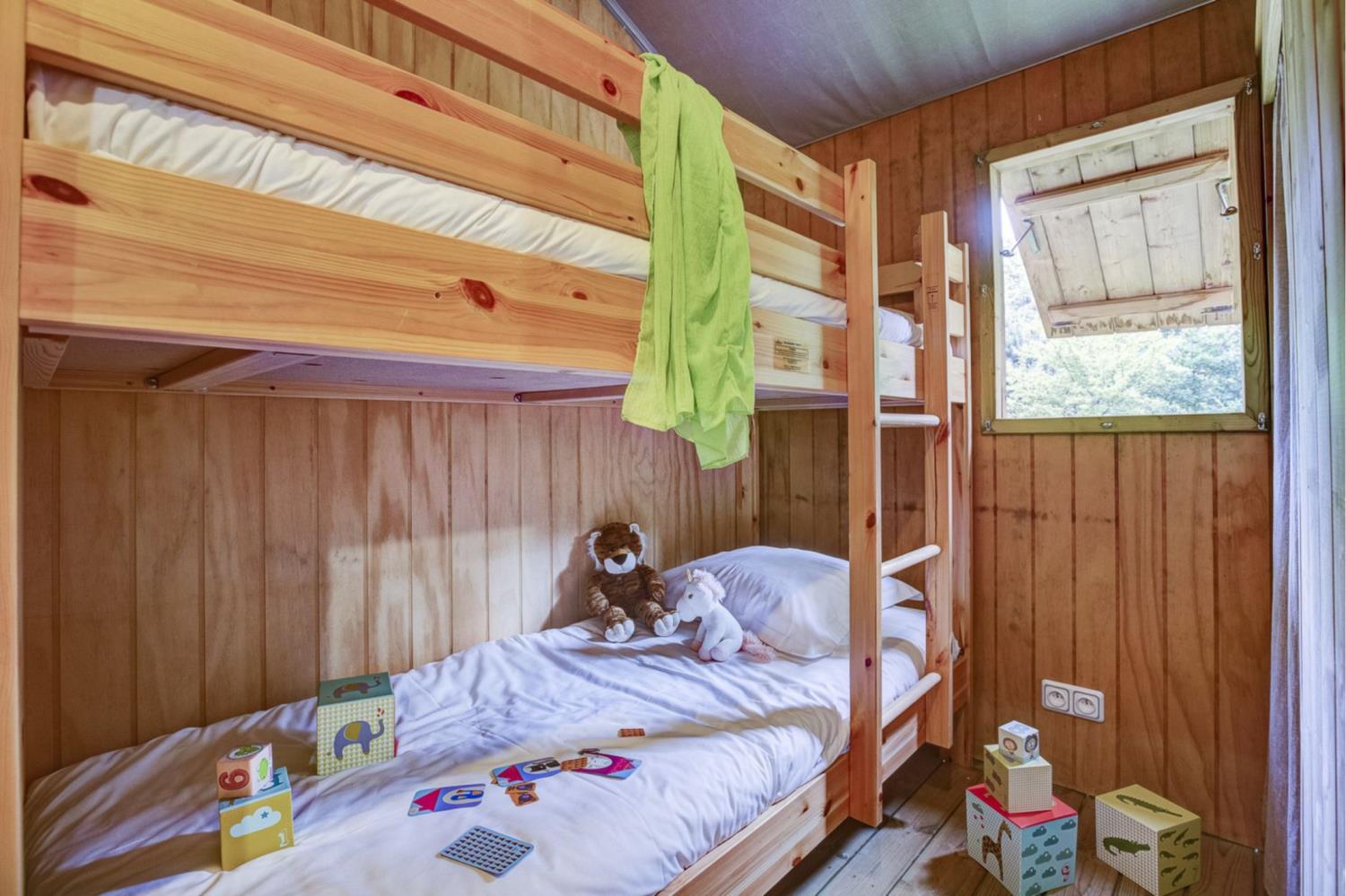 Swimming pool area near Lodge Forest Camp 6p 3Bdrms **** in France