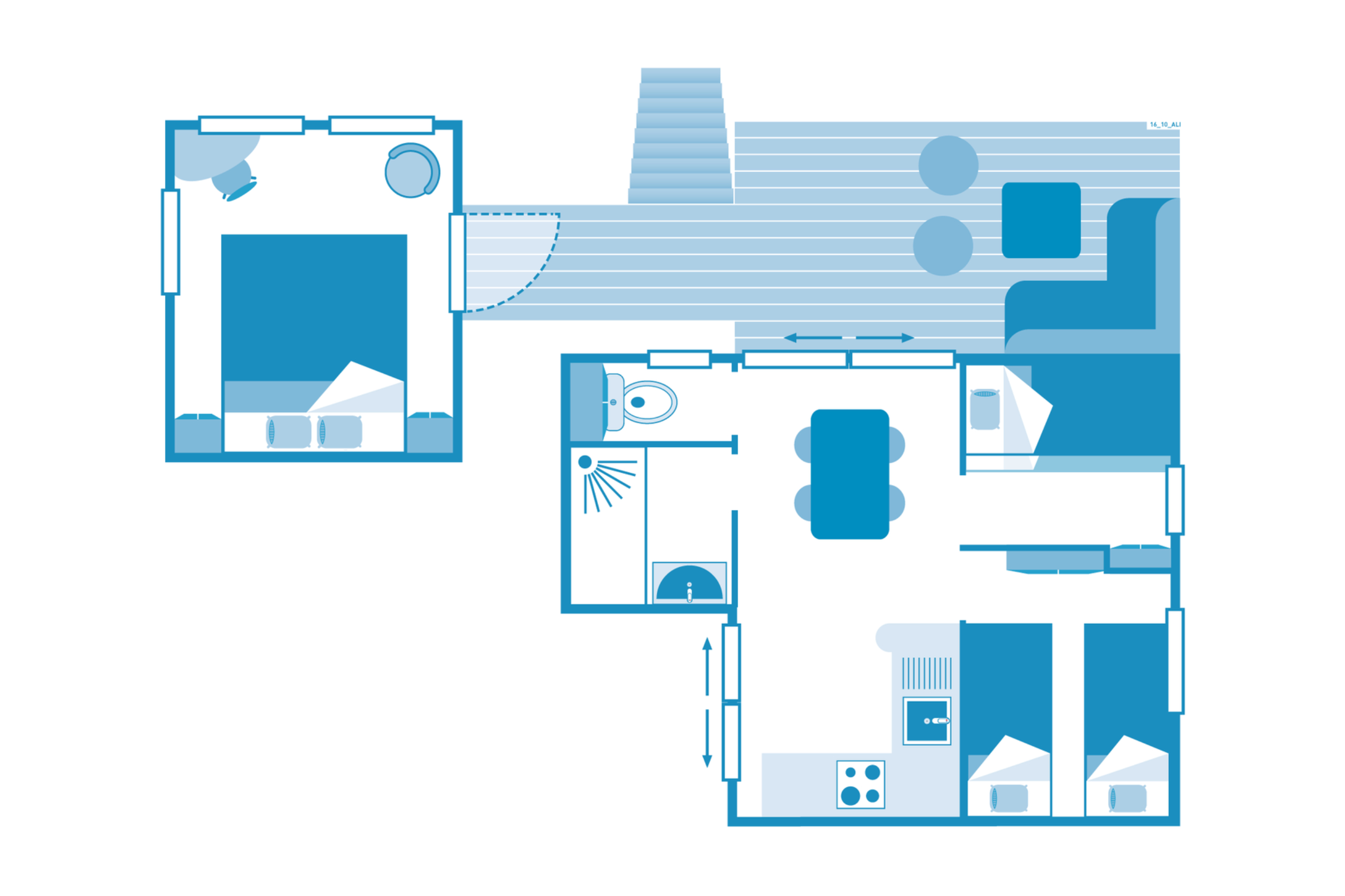 Lodge Forest Camp 6p 3Bdrms ****