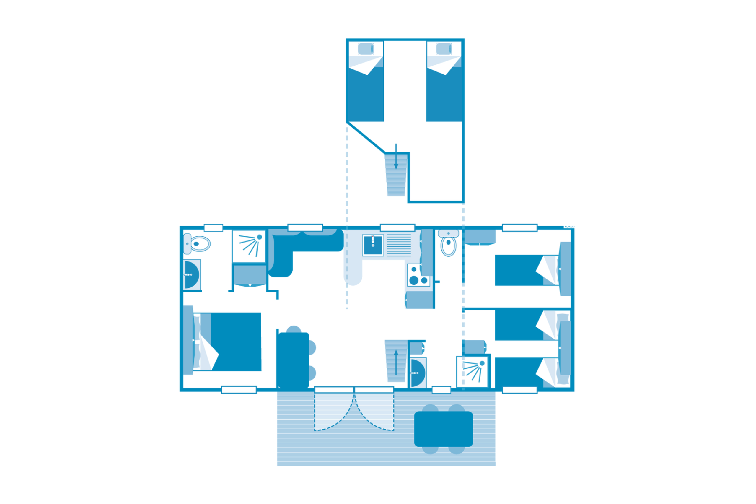 Cottage 5/7p 3Bdrms AirCon ****