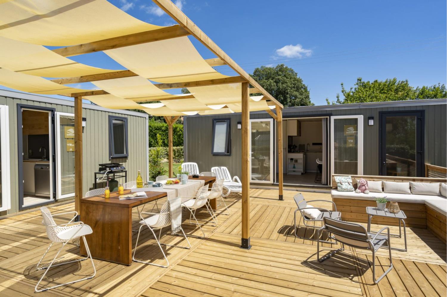 Interior living area at Cottage Friends 10p 5Bdrms AirCon **** in France