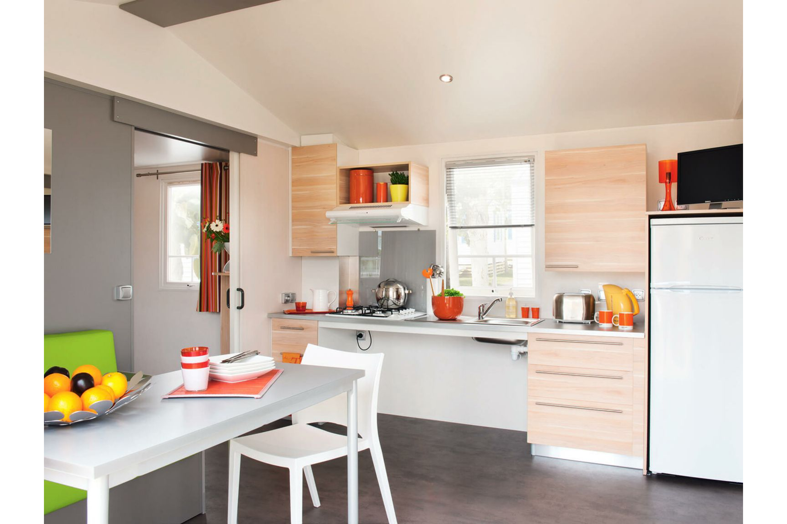 Bedroom accommodation at Cottage 4p 2Bdrms **** in France