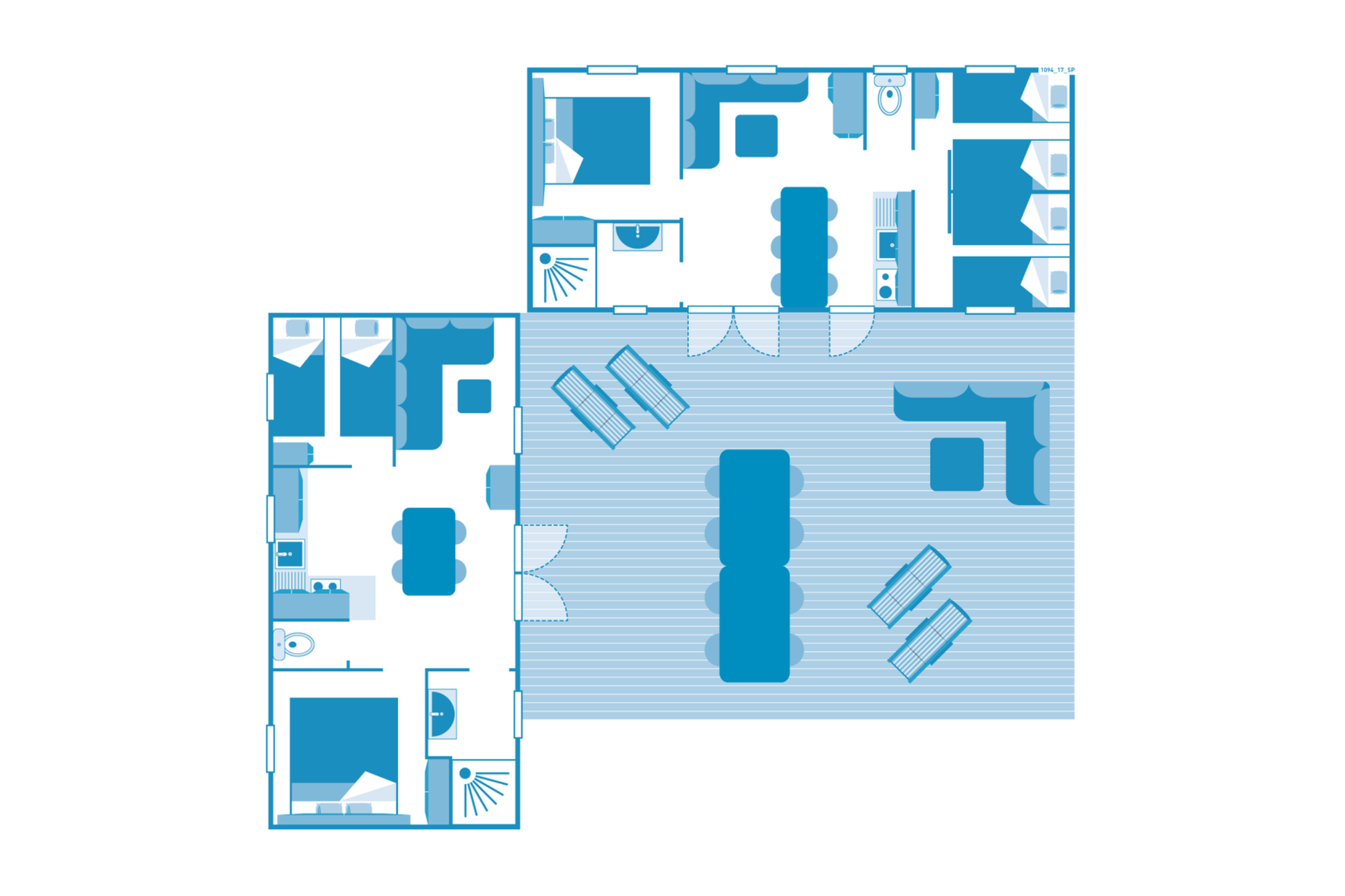 Cottage Friends Ocean View 10p 5Bdrms Ai