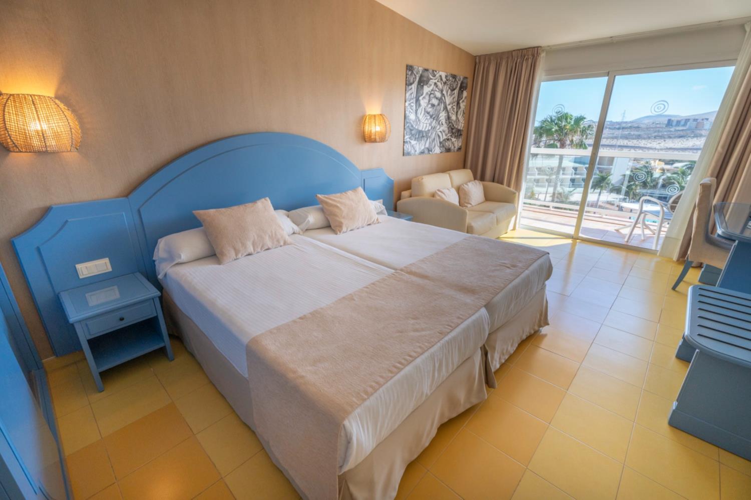 Bedroom accommodation at Hotel Drago Park Family Room in Spain