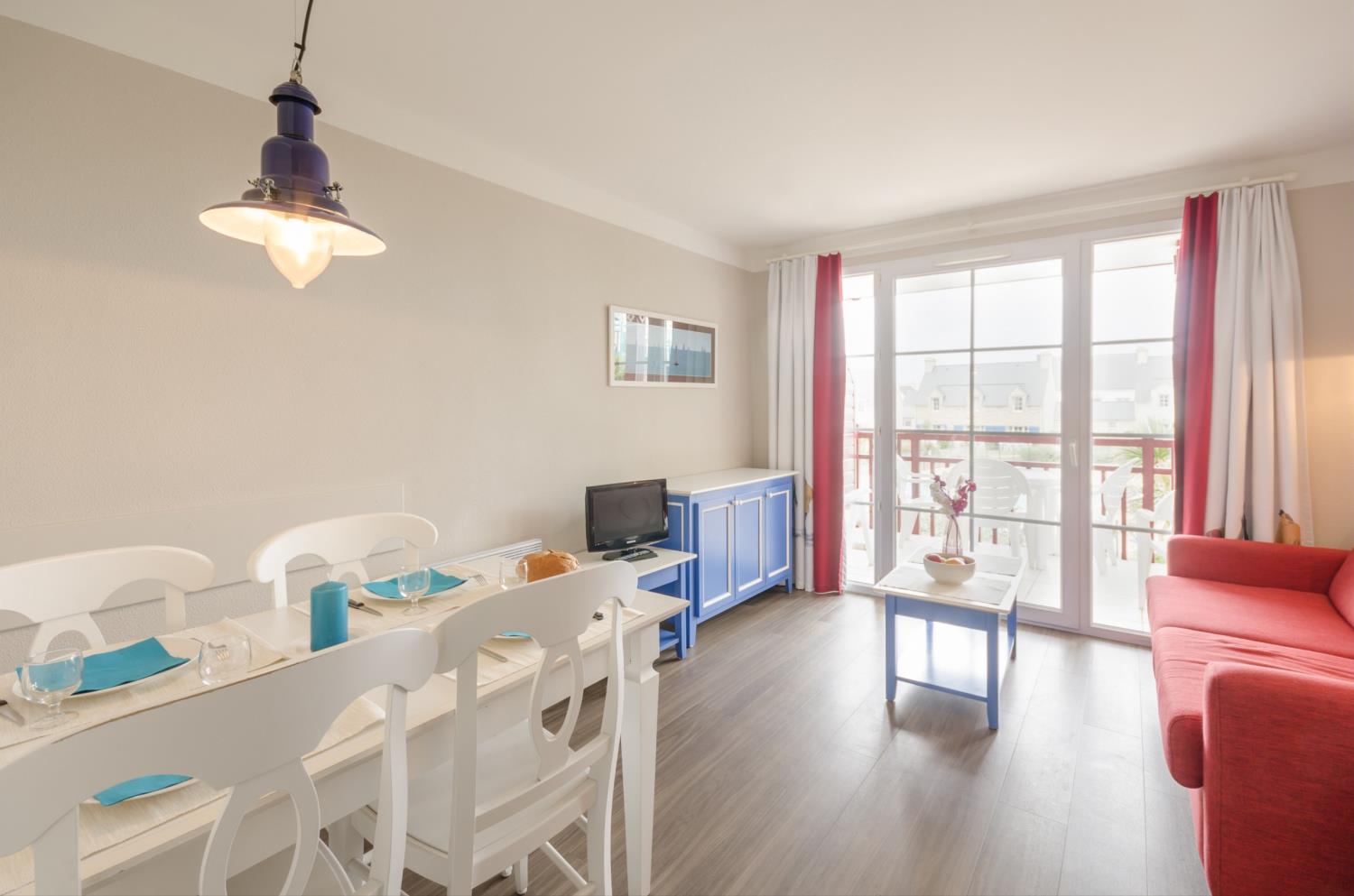 Interior living area at Cap Marine 2p 3p. in France