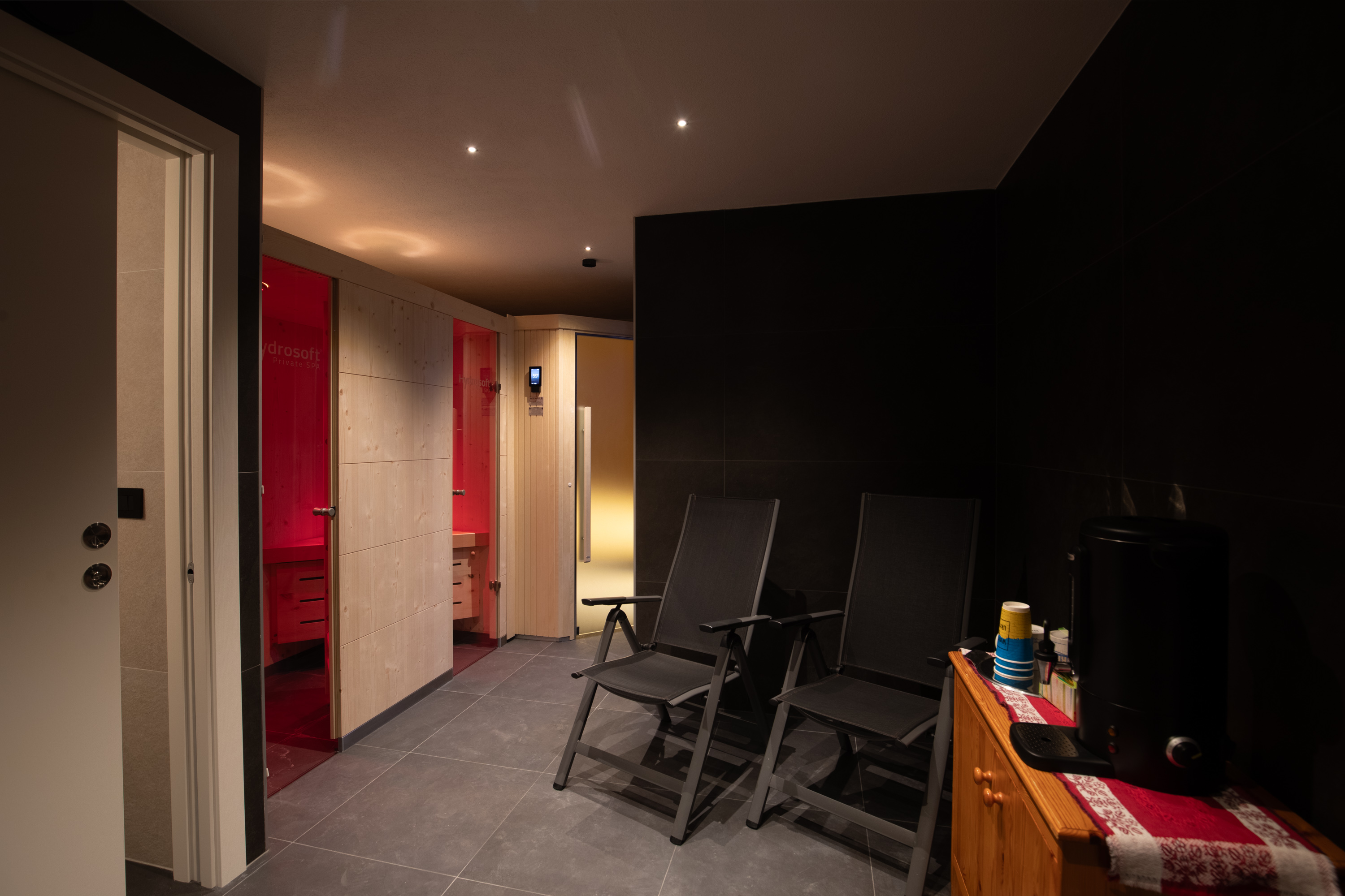 Aurone with private bio sauna